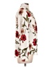 Bar III 100% Polyester Floral Ivory Long Sleeve Blouse Size L - photo 4