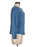 L.L.Bean Blue Long Sleeve Top Size M - photo 4