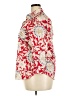 Chaps 100% Cotton Print Red 3/4 Sleeve Button-Down Shirt Size XXL - photo 5