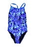 TYR Graphic Blue One Piece Swimsuit Size XXS (28) - photo 1