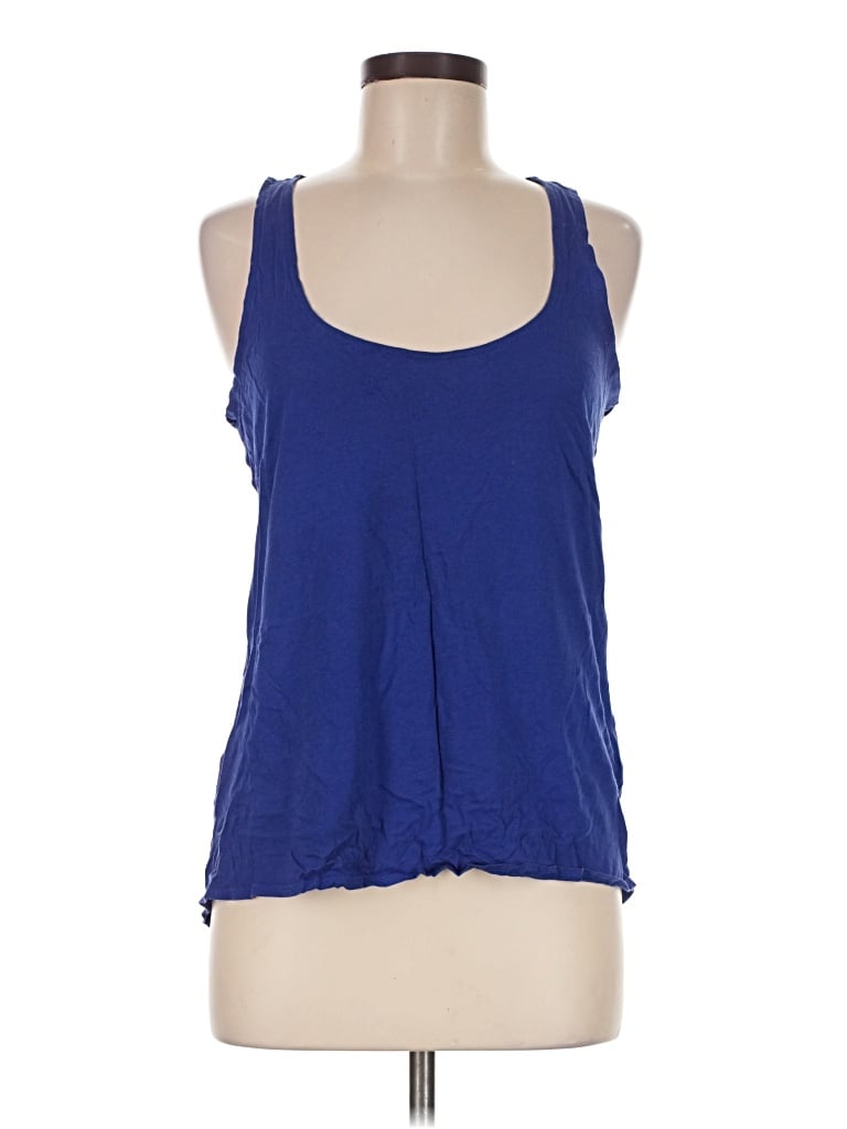 Pre-owned Gianni Bini Sleeveless Top Blue Halter Neckline Tops
