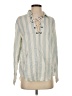 Rails 100% Lyocell Stripes Blue Long Sleeve Blouse Size S - photo 1