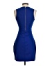 Express Solid Blue Cocktail Dress Size 4 - photo 2