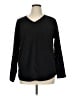 St. John's Bay 100% Polyester Black Pullover Sweater Size XL - photo 1