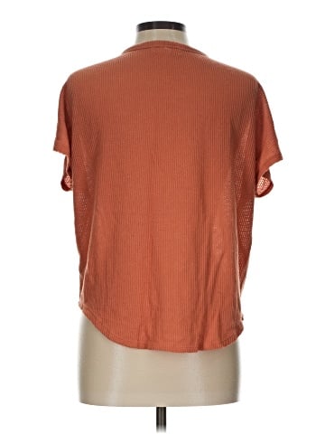 Pink Rose Short Sleeve Henley (view 2)