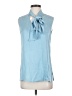 Reiss Blue Sleeveless Blouse Size 4 - photo 1
