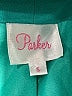 Parker 100% Silk Teal Silk Blazer Size S - photo 6