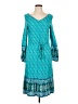 TDDPSSHDP Paisley Teal Casual Dress Size L - photo 1