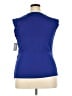 Nine West Blue Sleeveless Top Size XXL - photo 2
