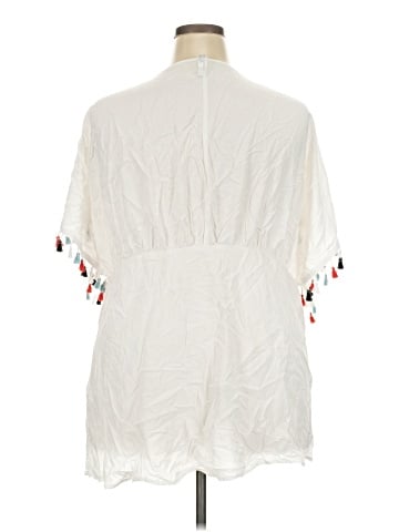 Swim by Cacique Short Sleeve Blouse (view 2)
