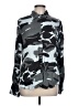 Cino 100% Viscose Camo Black Long Sleeve Blouse Size L - photo 1