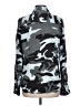 Cino 100% Viscose Camo Black Long Sleeve Blouse Size L - photo 2