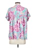Staccato 100% Rayon Tropical Pink Short Sleeve Blouse Size S - photo 2