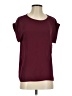 Forever 21 100% Polyester Burgundy Short Sleeve Top Size S - photo 1