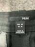 H&M Solid Black Casual Pants Size 10 - photo 7