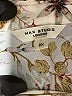 Max Studio 100% Polyester Floral Ivory Long Sleeve Blouse Size XXL - photo 7