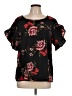 Unbranded Black Short Sleeve Blouse Size L - photo 1