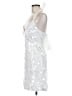 Unbranded 100% Polyester Silver Cocktail Dress Size 8 - photo 5