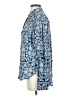 Reiss Print Blue Long Sleeve Blouse Size 4 - photo 5