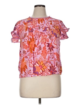 Rose + Olive Short Sleeve Blouse