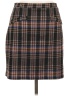Rachel 100% Polyester Plaid Brown Casual Skirt Size L - photo 1
