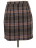 Rachel 100% Polyester Plaid Brown Casual Skirt Size L - photo 2