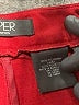 Kasper 100% Polyester Solid Red Casual Pants Size 18 - photo 4