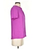 J.Crew 100% Silk Purple Short Sleeve Silk Top Size 0 - photo 4