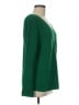 Talbots 100% Pima Cotton Green Pullover Sweater Size M - photo 4