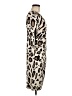 Blugirl Blumarine Animal Print Ivory Casual Dress Size EU (IT) 44 / US 8 - photo 4