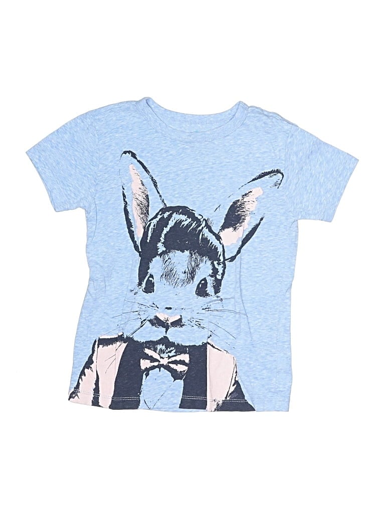 Pre-owned Crewcuts Kids' Short Sleeve T-shirt In Blue