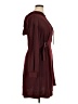 Shein 100% Polyester Burgundy Casual Dress Size 1X - photo 4