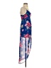 Express 100% Polyester Floral Blue Cocktail Dress Size XS - photo 4