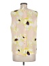 Equipment Yellow Sleeveless Blouse Size L - photo 2