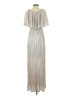 Caramela 100% Polyester Metallic Silver Cocktail Dress Size S - photo 2