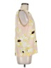 Equipment Yellow Sleeveless Blouse Size L - photo 4