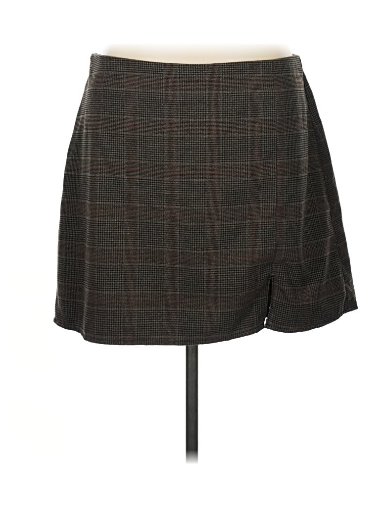 Pre-owned Old Navy Casual Skirt In Gray
