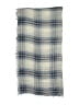 Unbranded Plaid Blue Scarf One size - photo 2