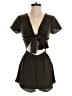 Princess Polly 100% Polyester Solid Green Romper Size 0 - photo 1