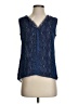 Banana Republic 100% Polyester Blue Sleeveless Blouse Size XS - photo 1