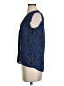 Banana Republic 100% Polyester Blue Sleeveless Blouse Size XS - photo 5