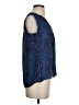 Banana Republic 100% Polyester Blue Sleeveless Blouse Size XS - photo 4