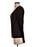 White + Warren Brown Long Sleeve Top Size S - photo 5