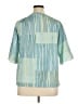 Assorted Brands 100% Polyester Color Block Teal Short Sleeve Blouse Size XL - photo 2