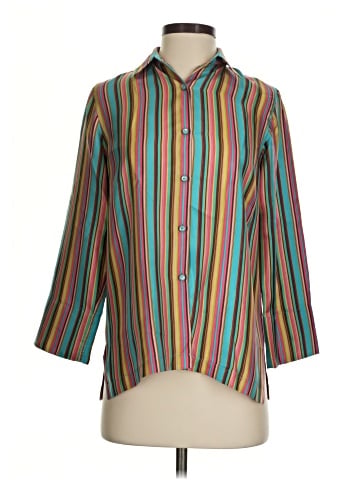 Jones New York Signature 3/4 Sleeve Silk Top (view 1)