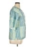 Assorted Brands 100% Polyester Color Block Teal Short Sleeve Blouse Size XL - photo 4