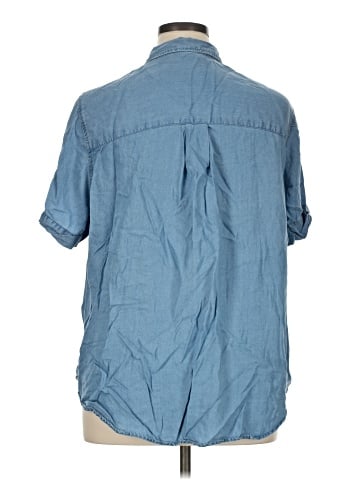 Terra & Sky Short Sleeve Blouse (view 2)