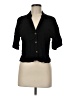 Moa Moa Black 3/4 Sleeve Button-Down Shirt Size M - photo 1