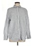 Quince 100% Linen Chevron-herringbone Gray Long Sleeve Button-Down Shirt Size M - photo 1