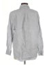 Quince 100% Linen Chevron-herringbone Gray Long Sleeve Button-Down Shirt Size M - photo 2
